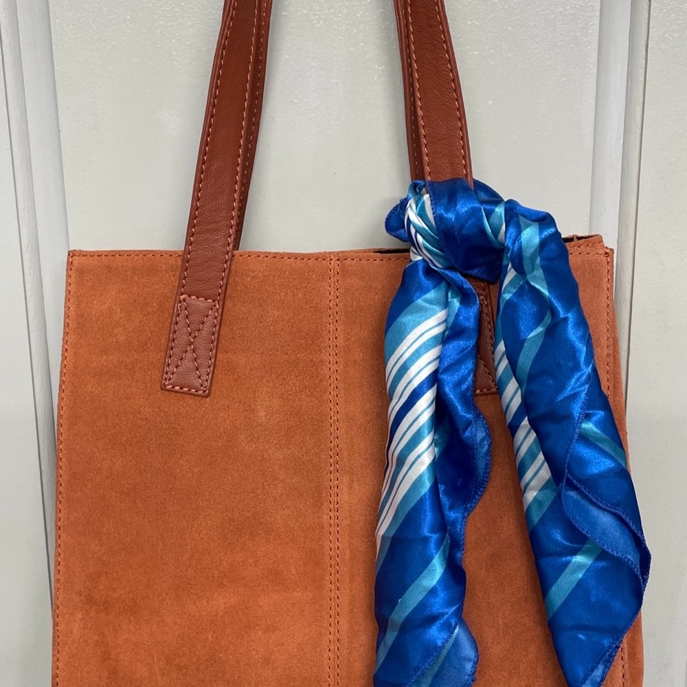 ASOS Design Suede Shopper Tote Bag